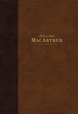 NBLA Biblia de Estudio MacArthur, Leathersoft, Café, Interior a Dos Colores, Con Índice (Spanish Edition) 