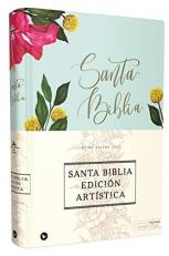 Reina Valera 1960 Santa Biblia Edición Artística, Tapa Dura/Tela, Floral, Canto con Diseño, Letra Roja (Spanish Edition) 