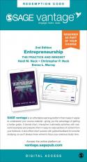 SAGE Vantage: Entrepreneurship: The Practice and Mindset Instant Access 2nd