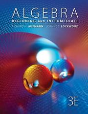 Algebra : Beginning and Intermediate with Cengage Youbook 3rd