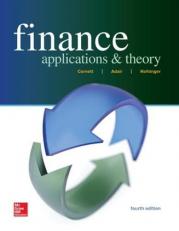 Finance: Applications and Theory 4th