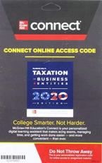 Connect Access Card for Mcgraw-Hill's Taxation of Business Entities 2020 Edition 11th