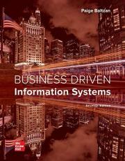 Loose Leaf Business Driven Information Systems 7th
