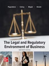 Legal and Regulatory Environment of Business 19th