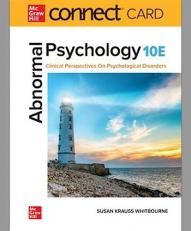 Abnormal Psychology - Connect Access Access Card 10th