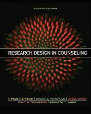 Research Design in Counseling 4th