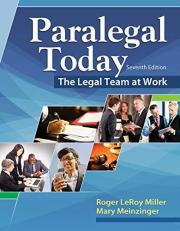Paralegal Today : The Legal Team at Work 7th