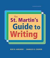 The St. Martin's Guide to Writing (With Handbook) 11th