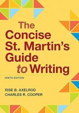 The Concise St. Martin's Guide to Writing 9th