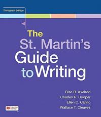 The St. Martin's Guide to Writing 13th