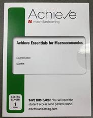 Achieve Essentials for Macroeconomics (1-Term Access)