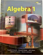 Aga : Student Edition Hardcover Algebra 1 2018