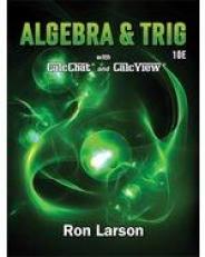 Algebra and Trigonometry Ron Larson 10th Edition Hardcover