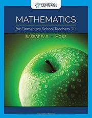 Mathematics for Elementary School Teachers 7th