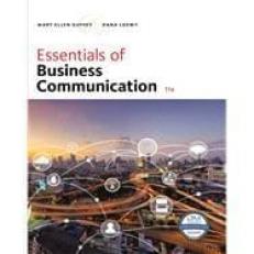 Essentials of Business Communication 11th