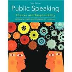 MindTap for Public Speaking: Choice and Responsibility 3rd