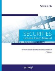 Kaplan Series 66 License Exam Manual, 11th Edition (Paperback): Comprehensive Securities Licensing Exam Manual â Updated Securities Representative Book