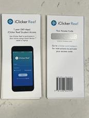 IClicker Student Mobile (Twelve Months Access; Standalone) Access Code