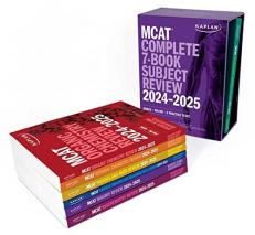 MCAT Complete 7-Book Subject Review 2024-2025, Set Includes Books, Online Prep, 3 Practice Tests