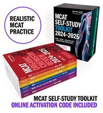 MCAT Self-Study Toolkit 2024-2025: Includes MCAT Complete 7 Book Set, 6 Full Length Online Practice Tests + Customizable 3,000 Question Practice Bank (Kaplan Test Prep)