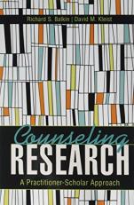 Counseling Research : A Scholar-Practitioner Approach 