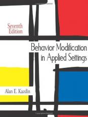 Behavior Modification in Applied Settings 7th