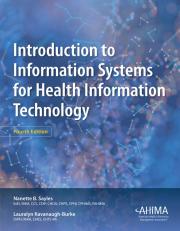 Introduction To Information Systems For Health Information Technology, 4th