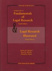 Assignments to Fundamentals of Legal Research, 9th and Legal Research Illustrated, 9th