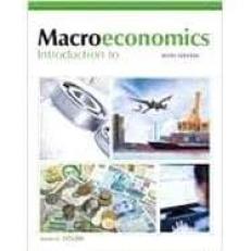 Introduction to Macroeconomics, 6e 6th Sixth Edition, by Edwin Dolan, Loose-Leaf [Book Only]