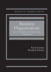 Business Organizations : A Contemporary Approach with Access 4th