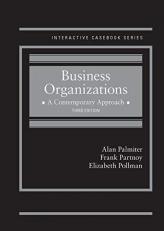 Business Organizations : A Contemporary Approach with Access 3rd