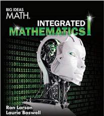 Big Ideas Math Integrated I 