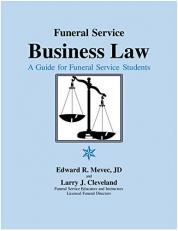 Funeral Service Business Law: A Guide for Funeral Service Students 