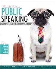 Public Speaking : Essentials for Excellence with Access 8th