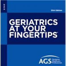 Geriatrics at Your Fingertips 2023: Book Only 25th