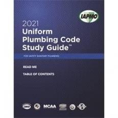 2021 Uniform Plumbing Code Study Guide 