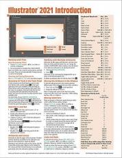 Adobe Illustrator 2021 Introduction Quick Reference Guide (Cheat Sheet of Instructions, Tips & Shortcuts - Laminated Card) 